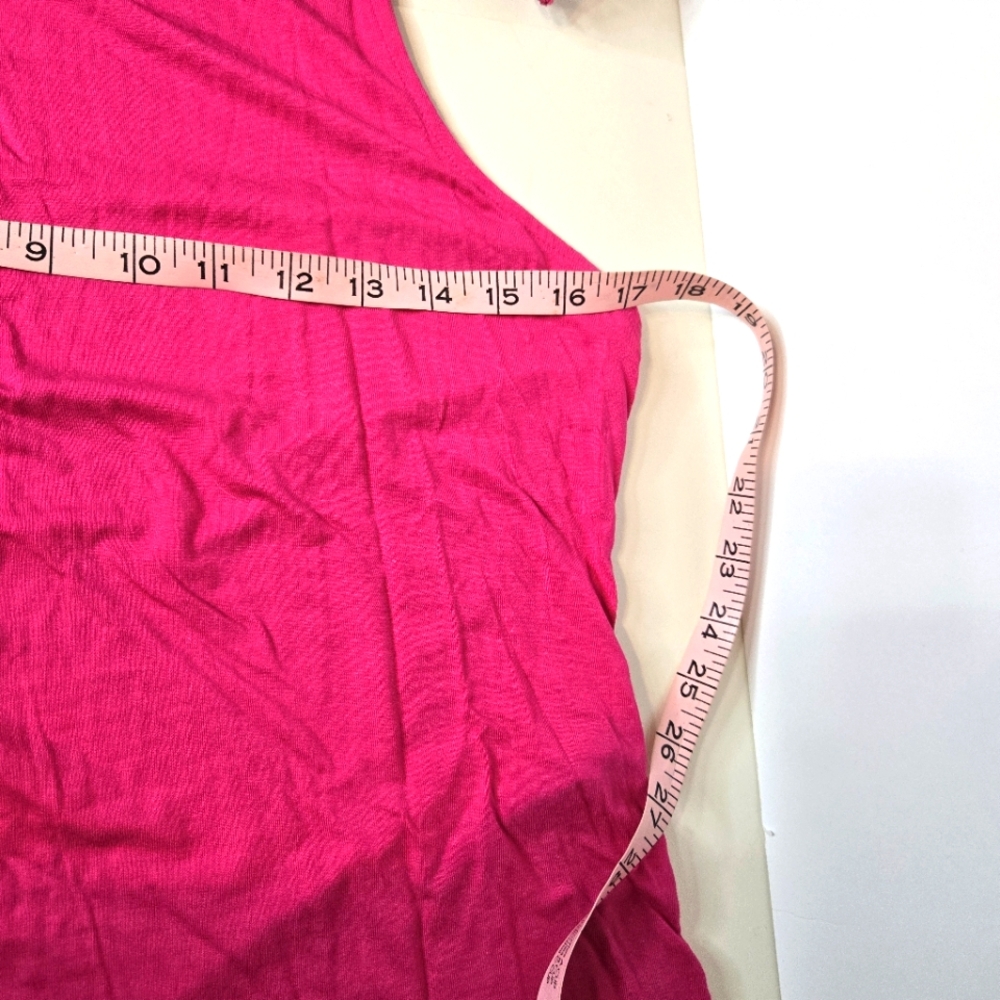 Pilcro Anthropologie Raspberry Pink Mesh Sequin Party Blouse Size Medium - Picture 13 of 13